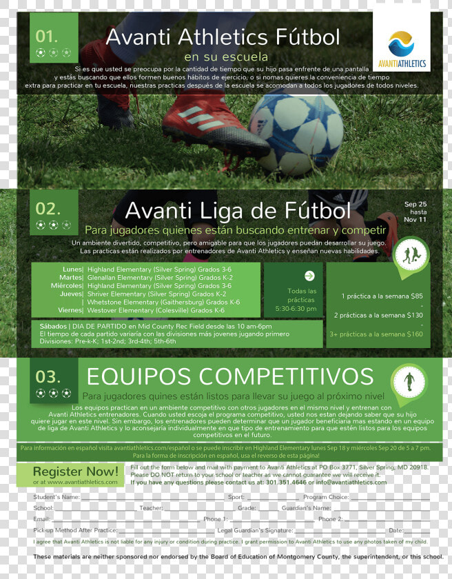 Información Para El Programa De Fútbol De Avanti Athletics   Artificial Turf  HD Png DownloadTransparent PNG