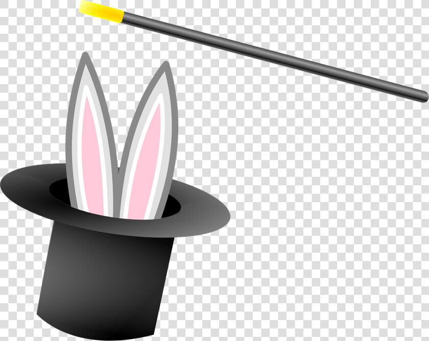 Magician  Hat  Bunny  Top Hat  Wand  Illusionist  Show   Magic Show Clip Art  HD Png DownloadTransparent PNG