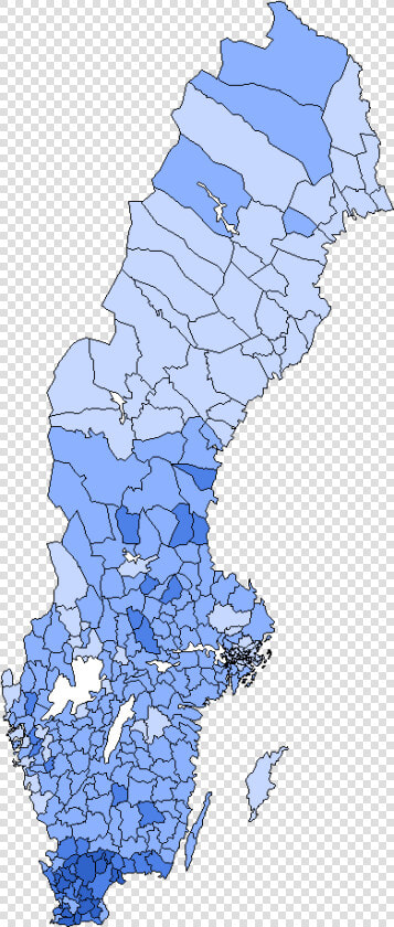 Sweden Democrats 2010 Election   Sweden Democrats Vote Map  HD Png DownloadTransparent PNG