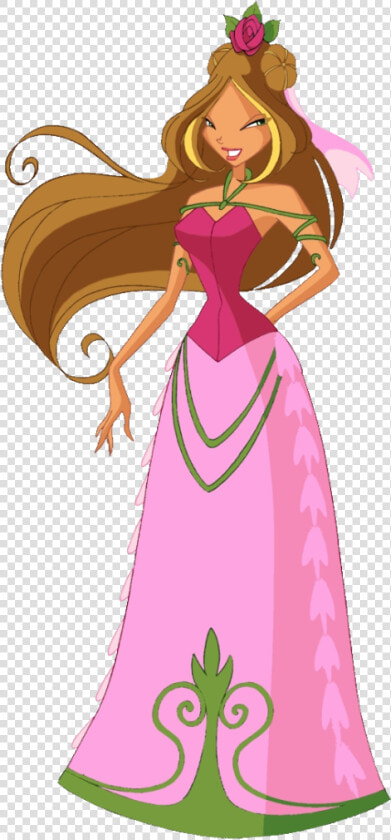 Clothing Clipart Fancy Clothes   Winx Club Flora Dress  HD Png DownloadTransparent PNG