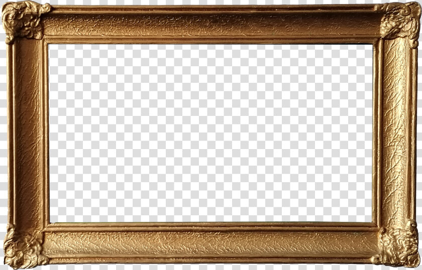 Gold Picture Frame 3   Marco De Madera Antiguo  HD Png DownloadTransparent PNG