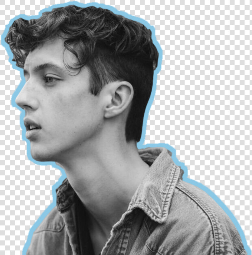 Troye Sivan Black And White   Png Download   Troye Sivan  Transparent PngTransparent PNG