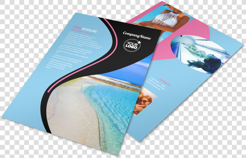 Tanning Salon Flyer Template Preview   Flyer  HD Png DownloadTransparent PNG