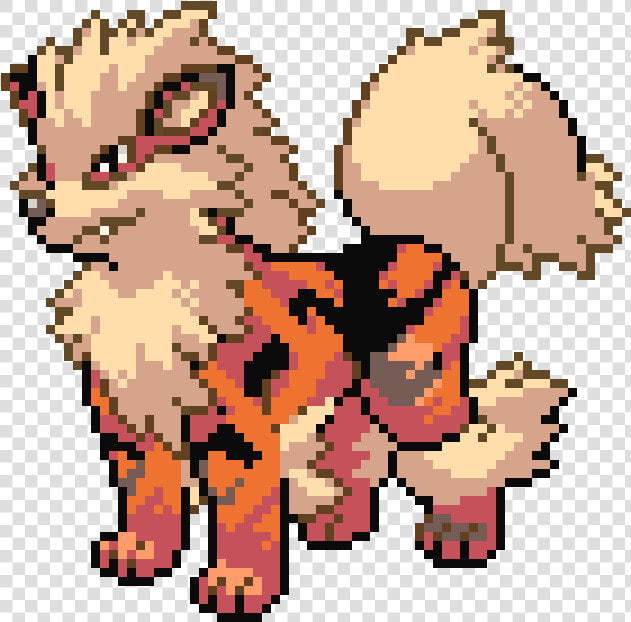 Minecraft Pixel Art Arcanine   Png Download   Arcanine Pixel Art  Transparent PngTransparent PNG