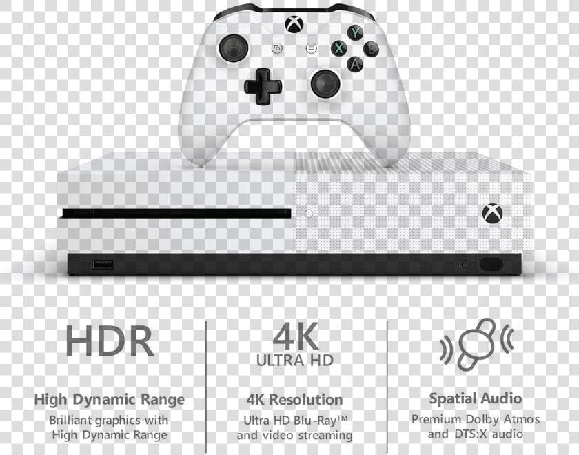 Xbox One S   Png Download   Xbox One Vs Xbox One S Specs  Transparent PngTransparent PNG