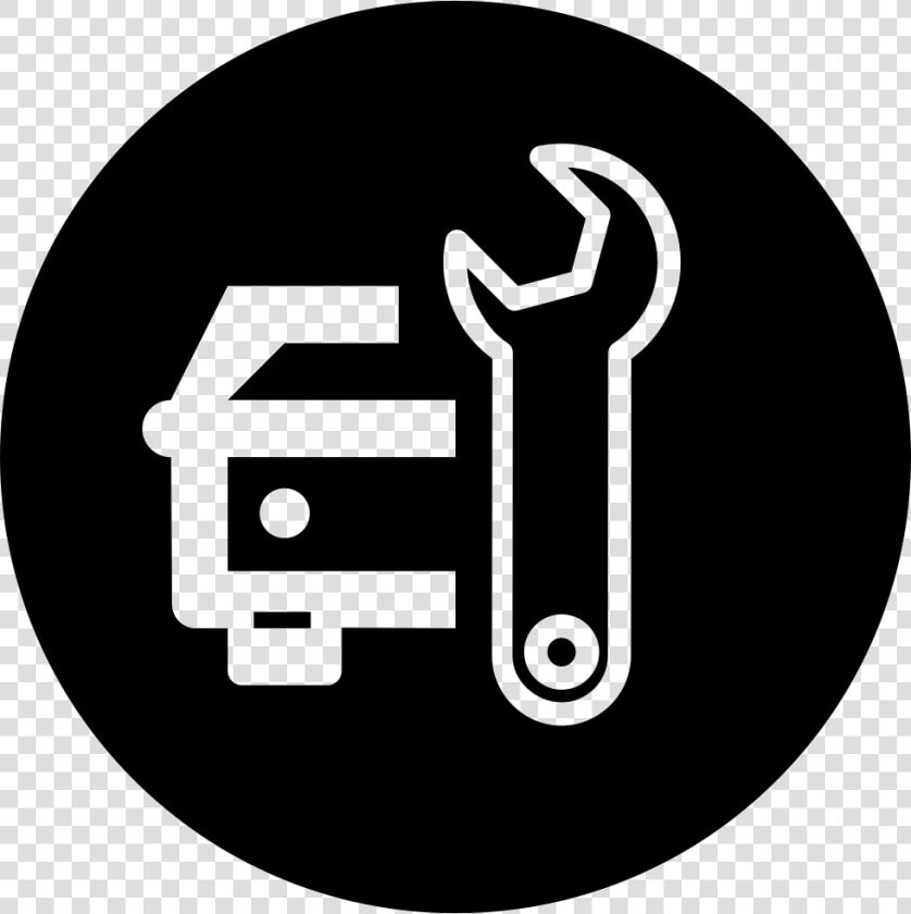 Mechanic   Instagram Icon Black And White Round  HD Png DownloadTransparent PNG