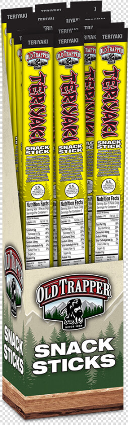 Teriyaki Sausage Stick   Old Trapper  HD Png DownloadTransparent PNG