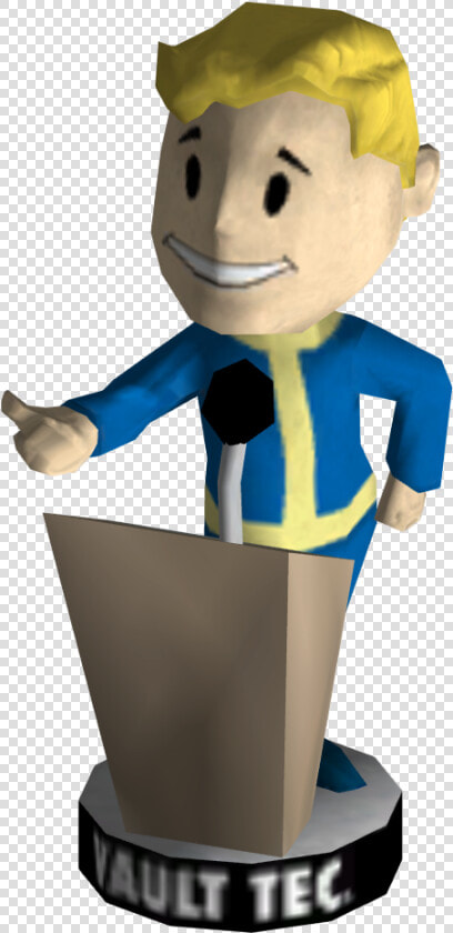 Nukapedia The Vault   Vault Boy Bobblehead Luck  HD Png DownloadTransparent PNG