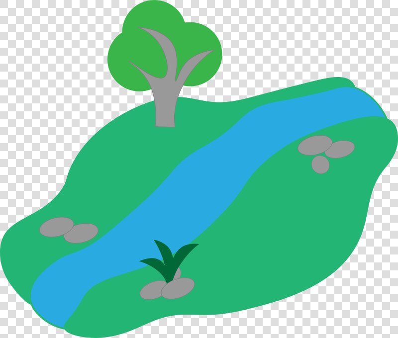 Basic Stream With Basic Tree   Stream Clipart Png  Transparent PngTransparent PNG