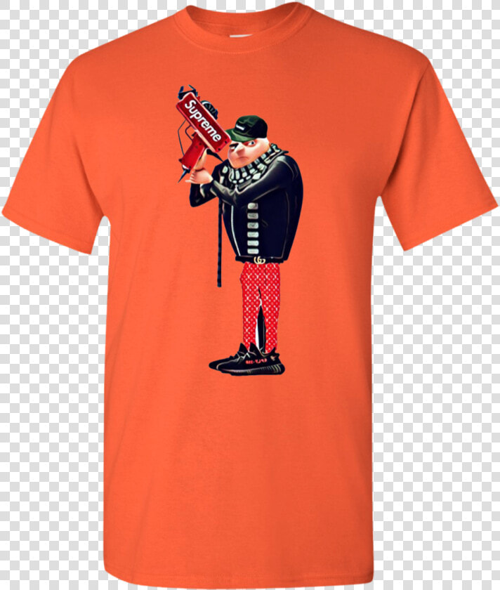 Gru Hypebeast Supreme T shirt   Png Download   4th Of July Rock And Roll  Transparent PngTransparent PNG