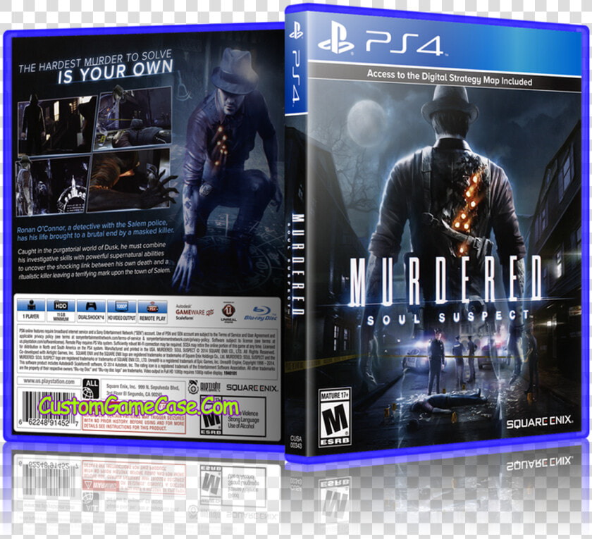 Murdered Soul Suspect   Murdered Soul Suspect Ps4 Cover  HD Png DownloadTransparent PNG