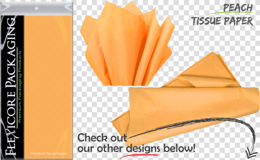 Apricot Peach Orange Tangerine Gift Wrap Paper Tissue   Gift Wrapping  HD Png DownloadTransparent PNG