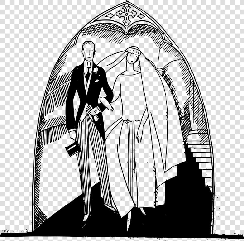 Wedding Couple Svg Clip Arts   Wedding Couples Image Drawing  HD Png DownloadTransparent PNG