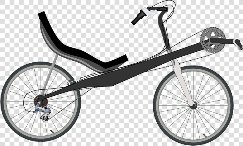 Recumbent Bicycle Motorcycle Cycling   Recumbent Bike Clip Art  HD Png DownloadTransparent PNG