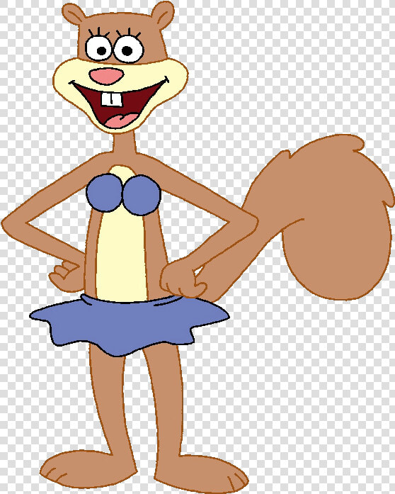 Sandy Cheeks Without Suit  HD Png DownloadTransparent PNG