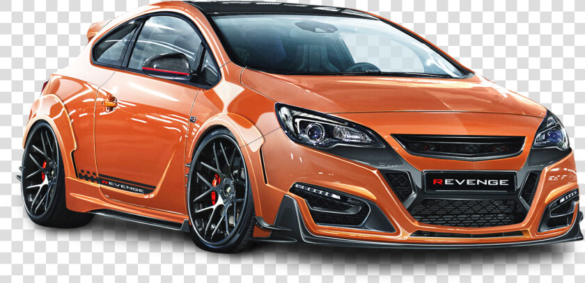 Opel Astra Gtc Revenge Orange Car   Opel Astra J Gtc Bodykit  HD Png DownloadTransparent PNG