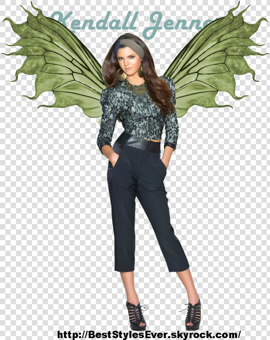 Kendall Jenner O1   Pink Transparent Fairy Wings  HD Png DownloadTransparent PNG