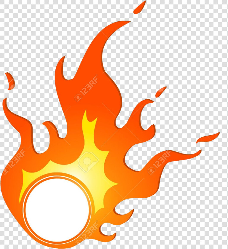 Fire Circle Clipart Transparent Png   Fire Drawing In Circle  Png DownloadTransparent PNG