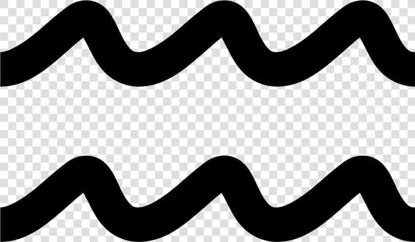 There Are Two Identical Smooth And Wavy Horizontal   Wavy Black Png  Transparent PngTransparent PNG