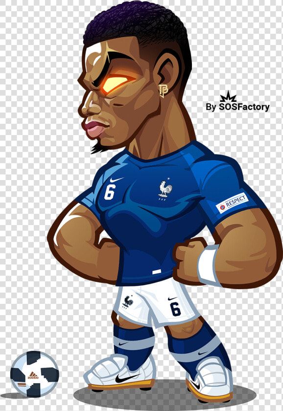 Worldcup Russia Mascotization Project Paul Pogba Caricature   World Cup Russia 2018 Mascotization Project  HD Png DownloadTransparent PNG