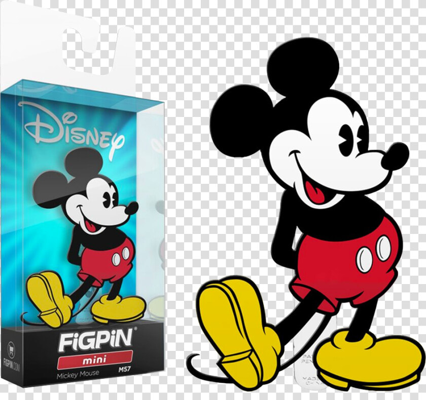 Mickey Mouse Figpin Mini Enamel Pin   Mickey Mouse  HD Png DownloadTransparent PNG