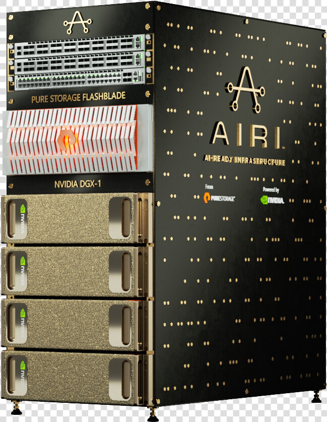 Airi Rack 15 Alpha   Airi Nvidia Pure Storage  HD Png DownloadTransparent PNG