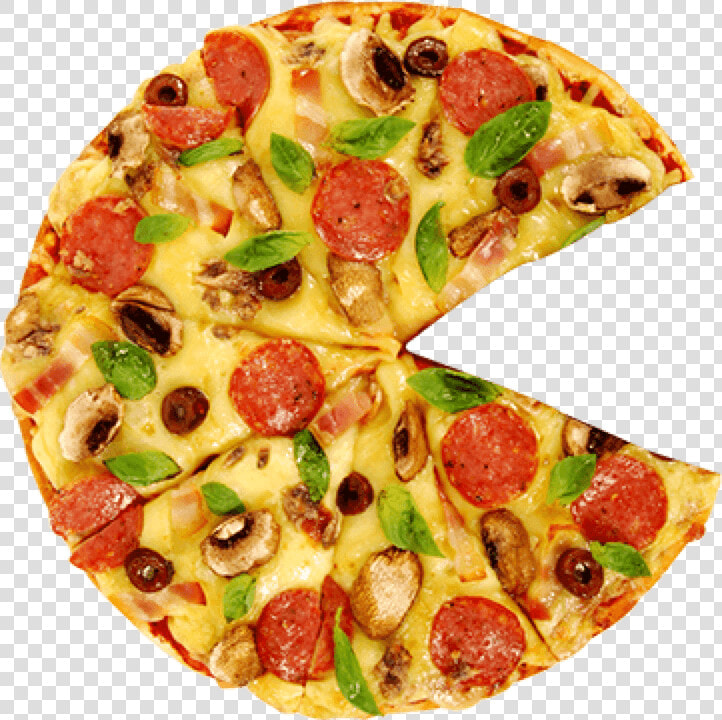 Pizza Missing A Slice   Pizza With A Slice Missing  HD Png DownloadTransparent PNG