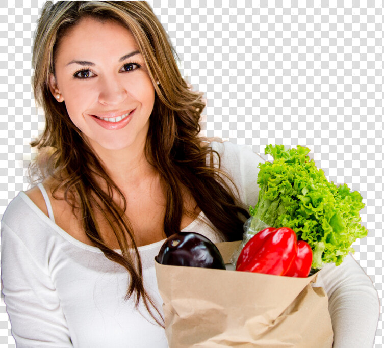 Girl Buying Vegetables And Fruits  HD Png DownloadTransparent PNG