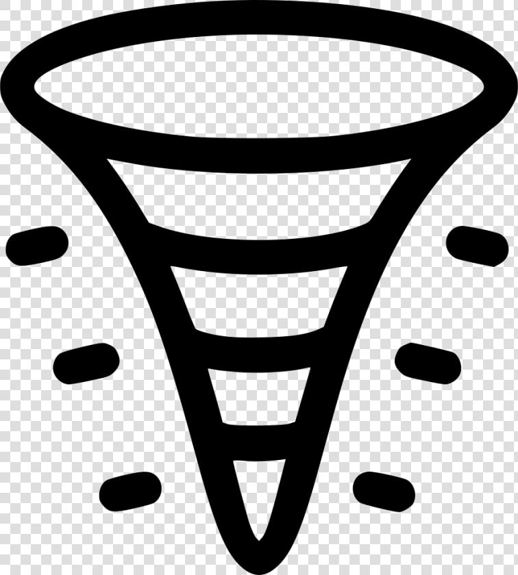 Transparent Hurricane Symbol Png   Funnel Clipart Black And White  Png DownloadTransparent PNG