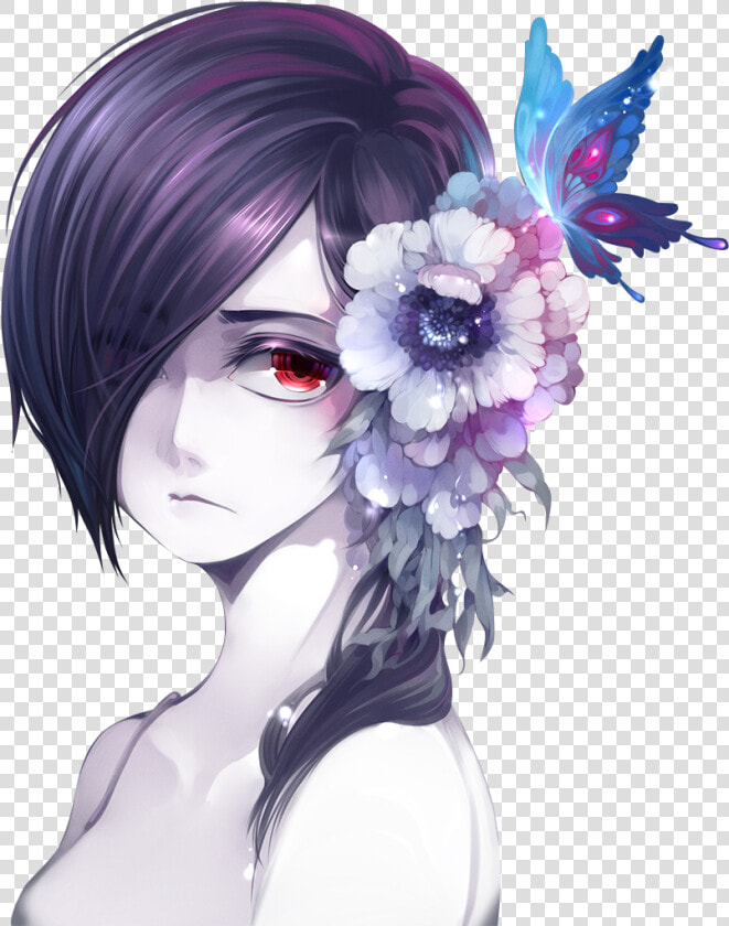 Kirishima Touka touka Kirishima tokyo Ghoul anime аниме   Anime Tokyo Ghoul Girl  HD Png DownloadTransparent PNG