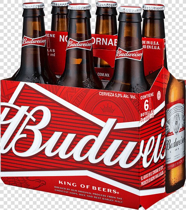 Budweiser 6pack   Pack Budweiser  HD Png DownloadTransparent PNG