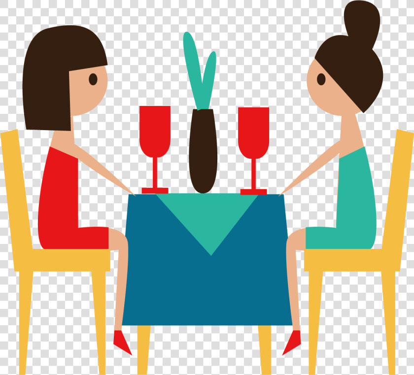 Conversation Clipart Job Sharing   Restaurant Clipart Transparent Background  HD Png DownloadTransparent PNG