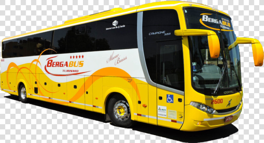 Onibus De Turismo Amarelo   Onibus De Viagem Amarelo  HD Png DownloadTransparent PNG