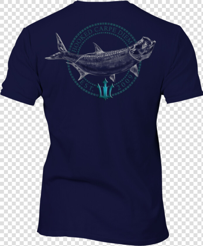 Tarpon With Trident   Ros Indigo T Shirt  HD Png DownloadTransparent PNG