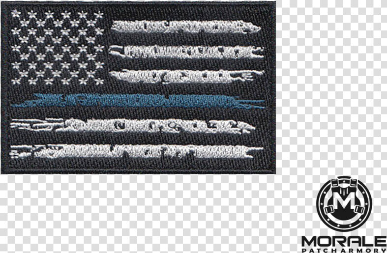 Thin Blue Line Across America   Ega American Flag Patch  HD Png DownloadTransparent PNG