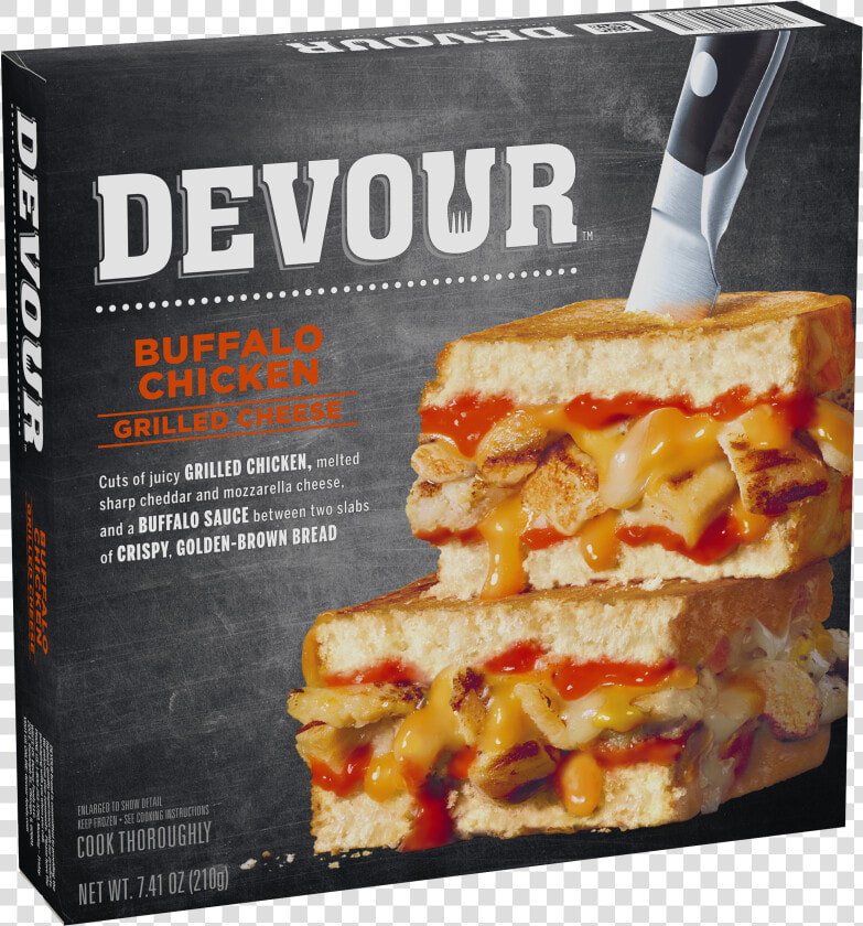 Devour Buffalo Chicken Grilled Cheese  HD Png DownloadTransparent PNG