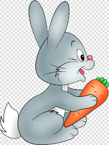 Bugs Bunny Easter Hare   Cartoon Rabbit Png  Transparent PngTransparent PNG