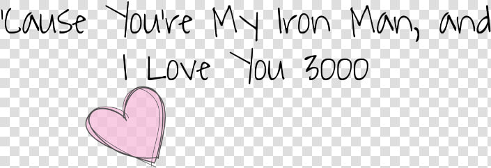  freetoedit  iloveyou  iloveyou3000  ironman  endgame   Heart  HD Png DownloadTransparent PNG