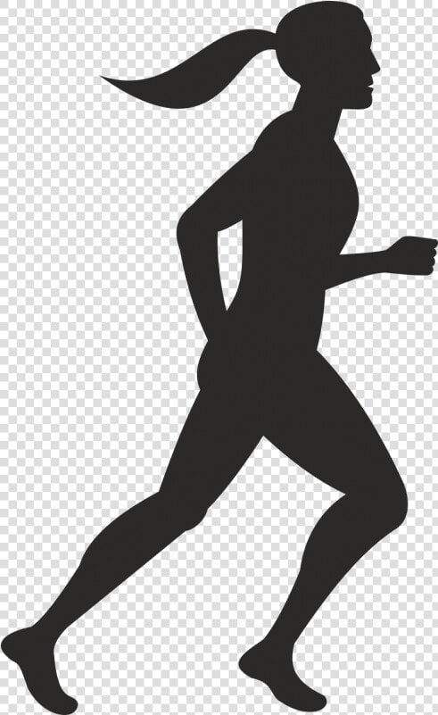 Silhouette Woman Litworld Photography   Man Woman Running Icon  HD Png DownloadTransparent PNG