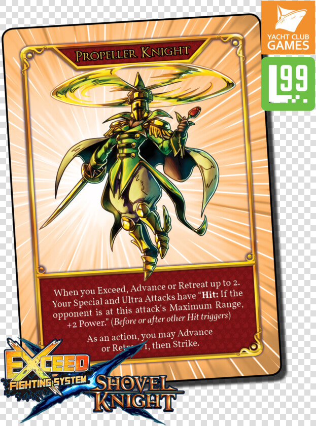 Exceed Card Previews   Exceed Fighting System Shovel Knight  HD Png DownloadTransparent PNG