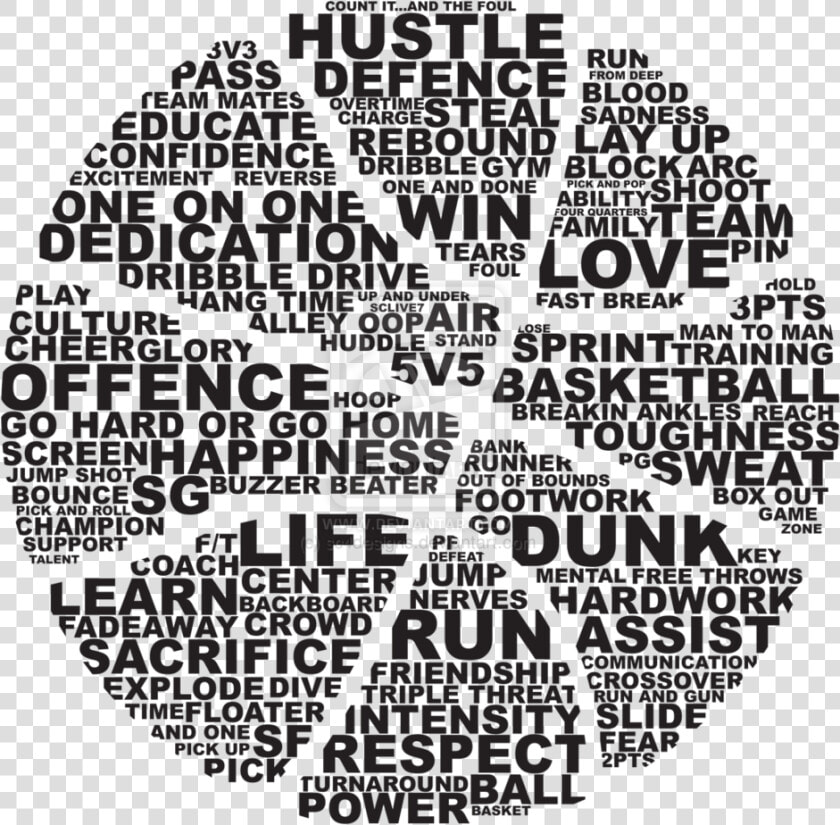 Basketball Quotes Png   Basketball Logo With Words  Transparent PngTransparent PNG