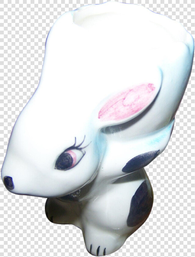 Charming Ceramic Bunny Rabbit Cracked Egg Egg Cup Eggcup  HD Png DownloadTransparent PNG