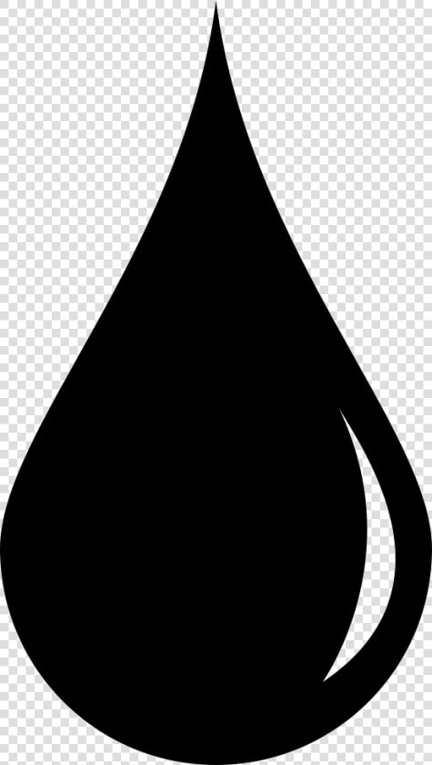 Liquid Droplet With White Detail   Black Cartoon Water Drop  HD Png DownloadTransparent PNG