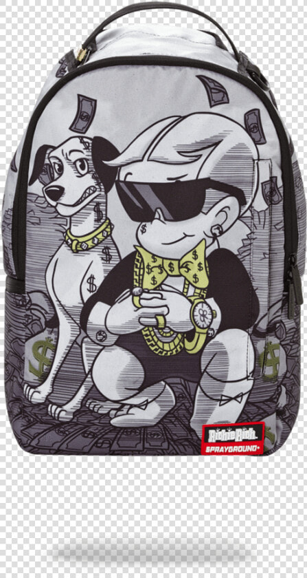 Sprayground Backpack Richie Rich Money Stacks  HD Png DownloadTransparent PNG