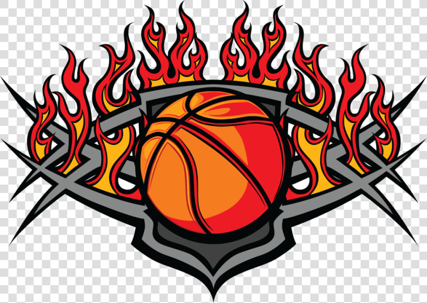 Transparent Flaming Basketball Png   Basketball Ball Logo Design  Png DownloadTransparent PNG