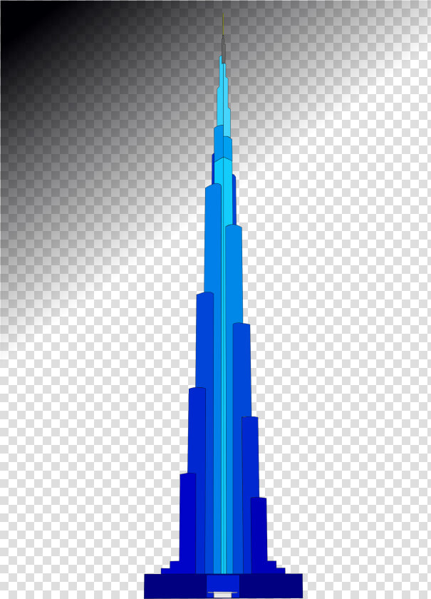 Tower Clipart Skyscraper   Drawing Burj Khalifa Clipart  HD Png DownloadTransparent PNG