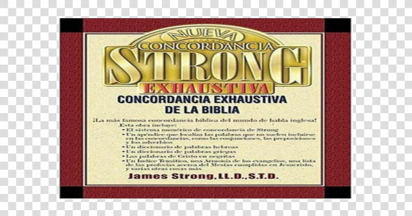 Libro Concordancia Strong  HD Png DownloadTransparent PNG