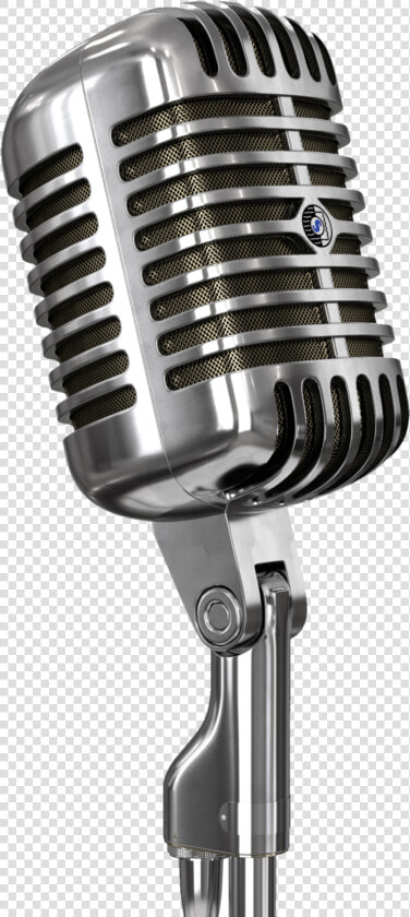 Vintage Microphone And Stand   Microphone Transparent  HD Png DownloadTransparent PNG