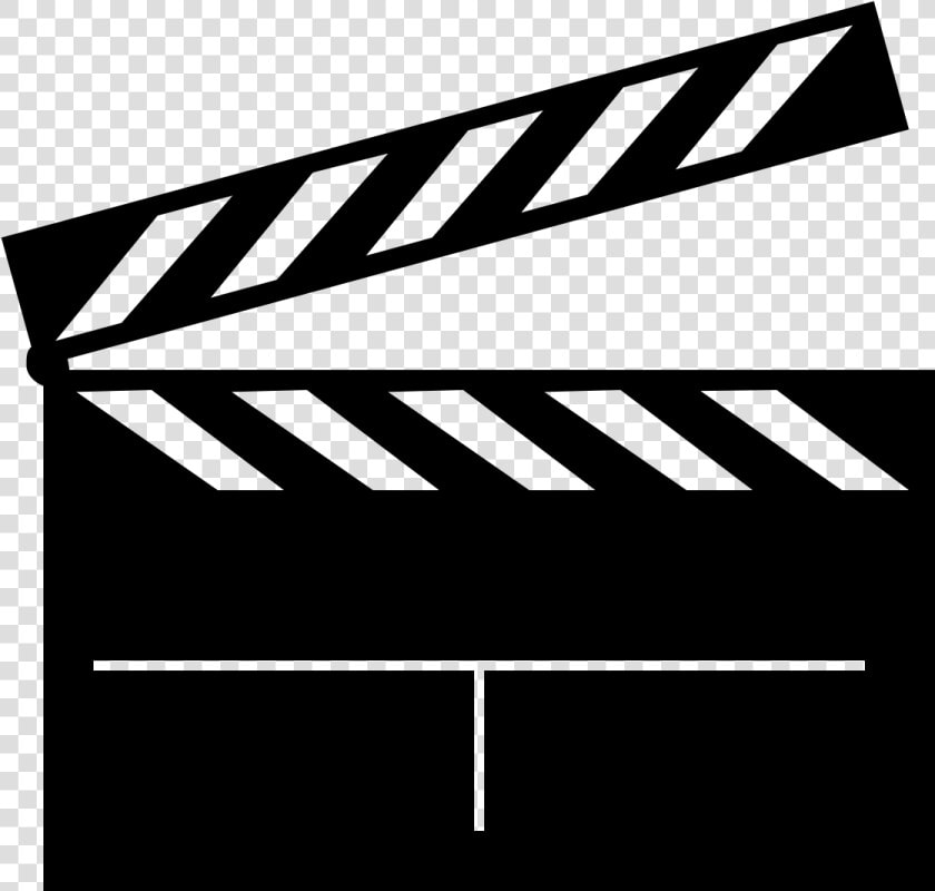 Film Clapperboard Silhouette Hollywood Youtube   Film Silhouette  HD Png DownloadTransparent PNG