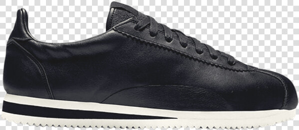 Nike Classic Cortez Premium No Swoosh Leather Black   Ver Zapatillas Cortes De Mujer  HD Png DownloadTransparent PNG